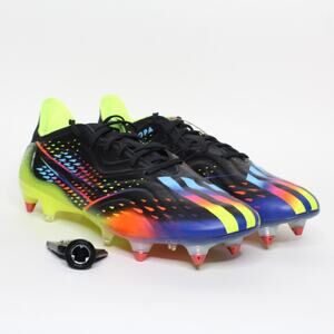 New Adidas Copa Sense.1 SG Black Blue Multi Soccer Cleats GY8933 Men's Size 10